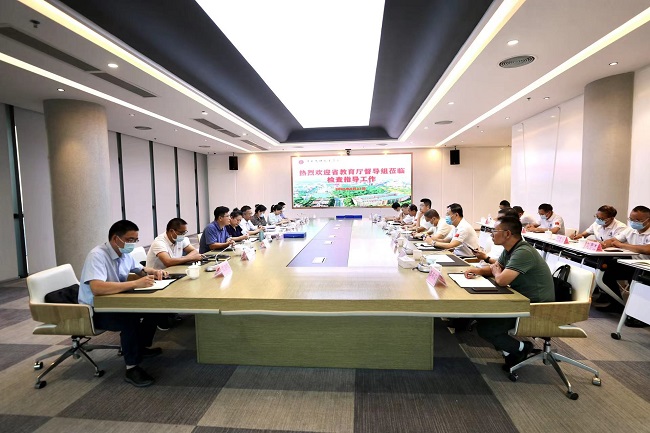 省教育系统维稳安保督导组来学院检查指导工作